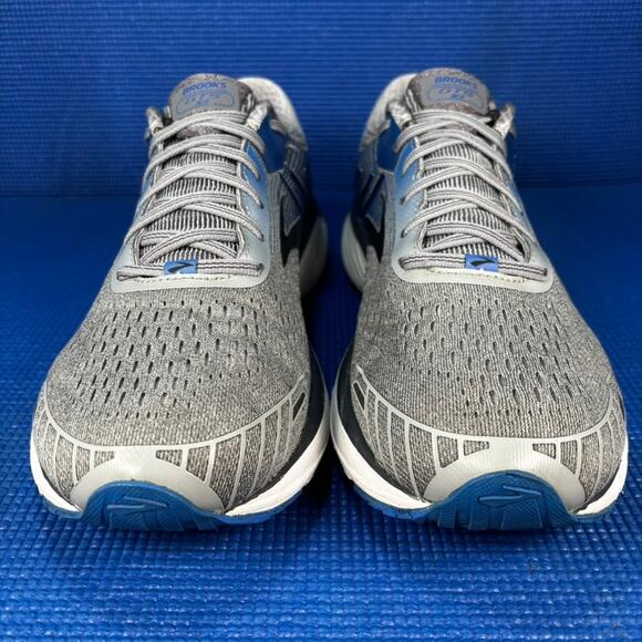 🔴 Brooks Adrenaline GTS 18 Men Size 13 Grey Athletic Running Shoes 1102711D015 - Picture 2 of 8